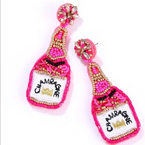 Champagne earrings - Picture 5 of 6